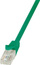 Kabllo rrjeti LogiLink CP2025U, RJ-45, Cat.6, 0.5m, jeshile