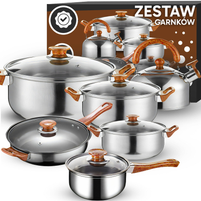 Set tenxheresh kuzhine Retoo, 11 pjesë, çelik inox, argjendtë
