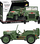 Set ndërtimi Cobi Historical Collection WWII Jeep Willys MB Medical, shkalla 1:12, shumëngjyrësh