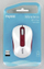 Maus Rapoo M10PLUS, wireless, USB, i bardhë dhe i kuq
