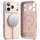 Mbrojtëse telefoni Ringke Silicone Magnetic MagSafe, për iPhone 17 Pro, silikoni, rozë
