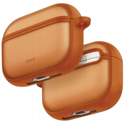 Mbulesë UNIQ Veren për Apple AirPods Pro 3, silikon, portokalli