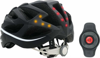 Helmetë e zgjuar Livall BH62 Neo, Bluetooth, drita LED SOS, madhësi 55-61 cm, e zezë