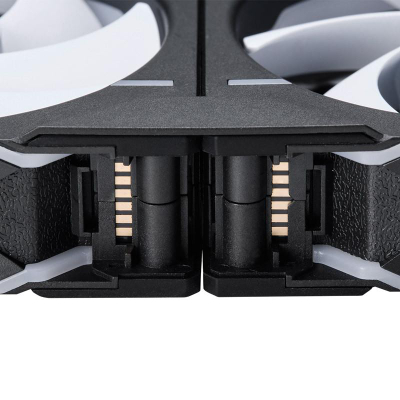 Ventilatorë PC Phanteks D30-120 D-RGB, set 3x120mm, PWM, të zinj