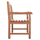 Stol kopshti HomeMarkt Elena HM18125, dru teak, 150x61x95 cm, ngjyrë natyrale