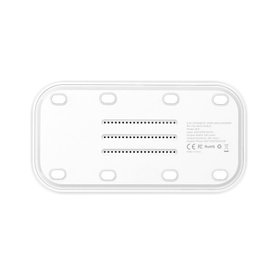 Karikues wireless Mobile Origin 3 në 1, për iPhone, Apple Watch edhe AirPods, i bardhë