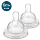 Biberona Philips Avent Airflex Teat Flow 4, 6m+, 2 copë