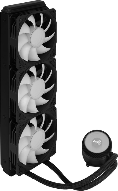 Ftohës me ujë AeroCool PGS Mirage L360 ARGB, 394mm, 550W TDP, i zi