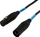 Kabllo audio SSQ XX2, XLR mashkull me XLR femër, 2m, e zezë