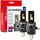 Drita përpara LED Amio F25 PRO, H4, 70W 12V 24V, të zeza