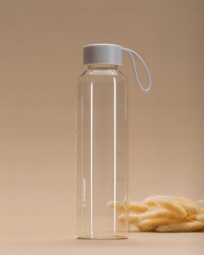 Shishe uji qelqi Wessper B1 Borosilicate, 0.5L, pa BPA, e tejdukshme