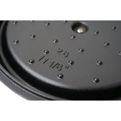 Tenxhere gize Zyle ZY128KI “Dutch Oven”, 6L, e emaluar, e zezë