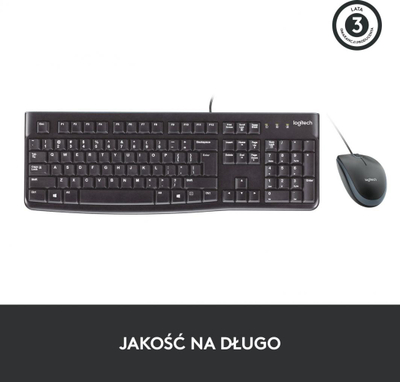 Tastierë + Maus Logitech MK120 (920-002563), EN