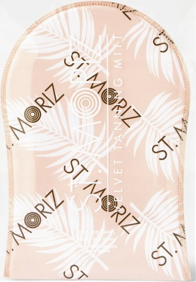 Dorezë për lyerje St.Moriz Velvet Self-Tanner, material velvet, e zezë
