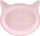 Pjata letre feste Pink Cat Kitten, 22cm, set 6 copë, rozë