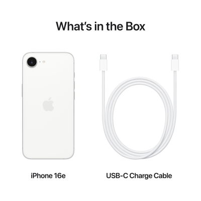 Apple iPhone 16e, 128GB, White