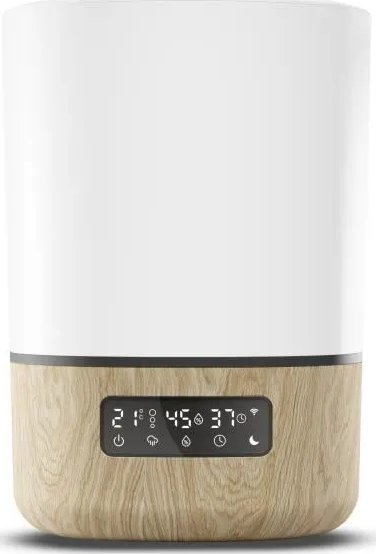 Подлога за навлажнувач на воздух Maxi Cosi Breathe, 4L, дигитален екран, бело дрво