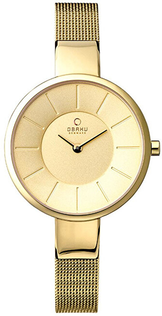 Orë për femra Obaku Sol Gold V149LXGGMG, e artë