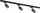 Ndriçues shine Eko-light Milagro Pipe Ring ML8721, 3xGU10, 1.5m, i zi