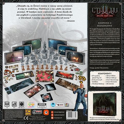 Zgjerim loje tavoline Portal Games Cthulhu Death May Die Campaign 2, 1 5 lojtarë, 14+