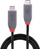 Kabllo USB C Lindy Anthra Line USB4, 1.5m, 240W, gri