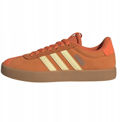 Atlete për goca Adidas VL Court 3.0, taban gome, për përditë, portokalli