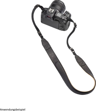 Rrip aparati fotografik B+W Camera Strap 1102622, lëkurë, 30mm, i zi