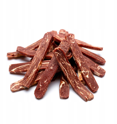 Награда за кучиња Mr. Pretzel Duck and Cod Strips, 500g, без житарки