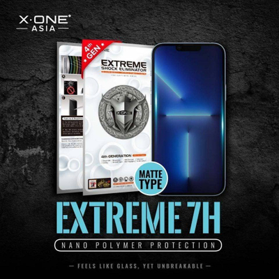 Mbrojtës ekrani X-One Extreme Shock Eliminator 4th Gen Matte, për iPhone 14, i tejdukshëm