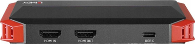 Karta kapje video Lindy 43377, HDMI USB 3.2, 4K 30Hz, e zezë