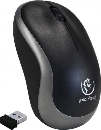 Maus Rebeltec METEOR, wireless, USB, i zi dhe i hirt