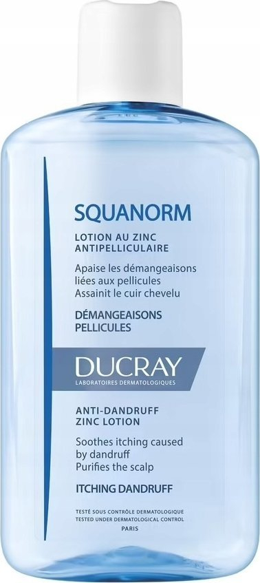 Tonik kundra zbokthit Ducray Squanorm, me zink, 200 ml