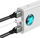 Powerbank me ekran dixhital Baseus Ambilight Overseas Edition, 30000mAh, QC, i zi + kabllo USB-C 100W, 1m, i bardhë