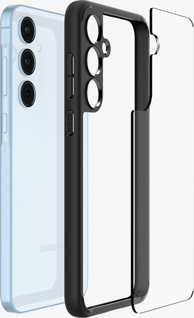 Mbulesë telefoni Spigen Ultra Hybrid, Samsung Galaxy A55 5G, matte black, transparente