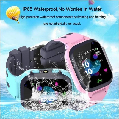 Ora inteligjente për fëmijë Denmen Kids Locator, ekran 1.44", GPS, rozë
