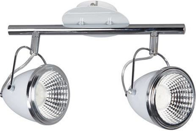 Плафонска ламба Oliver, 2xGU10 LED 5.5W, 3000K, бела хром