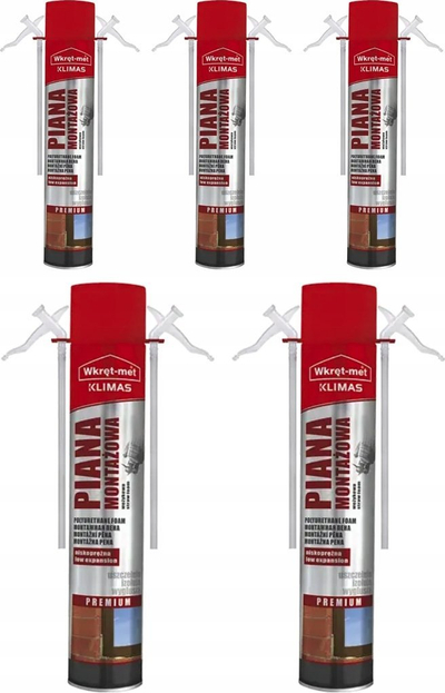 Shkumë montuese Wkręt Met Premium, poliuretani, 750 ml, me zorrë
