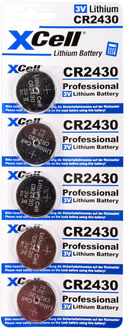 Bateri litium Hückmann CR2430, 3V, 290mAh, set 5 copë