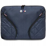 Çantë laptopi BMW Nylon Sleeve, 16", xhepa anësorë, blu e errët