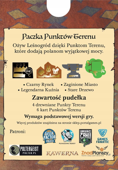 Zgjerim loje tavoline Portal Games Root Landmarks, për 2 4 lojtarë, 10+, shumëngjyrëshe