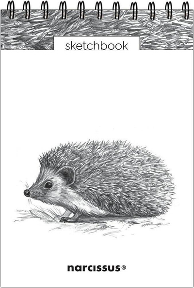 Skicëbllok Narcissus Hedgehog, A5, 60 fletë 120gsm, me spiralë