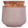 Vazo dyshemeje dekorative Linter HM4662.05L, Fiber Cement, 41x47cm, gri mat