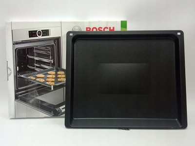 Tavë furre Bosch HEZ532010, universale, me sipërfaqe jonëngjitëse, e zezë