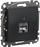 Prizë rrjeti Schneider Sedna Design Compact RJ45, 1 port, antracit e zezë