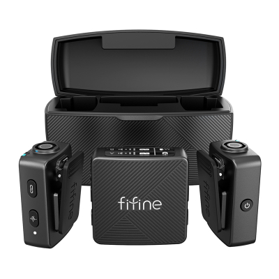 Fifine M9 set mikrofonësh të lidhur (të zi)