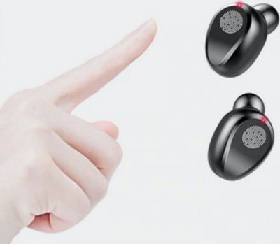 Безжични слушалки F9 5C TWS, Bluetooth 5.0, кутија за полнење 2000 mAh, црни
