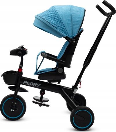 Ullejë makine për kalamaj Baby Mix Peony EVA, e zezë, blu