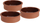 Set pjatancash Excellent Houseware ramekin, 3 copë, 12 cm, stoneware, të bardha