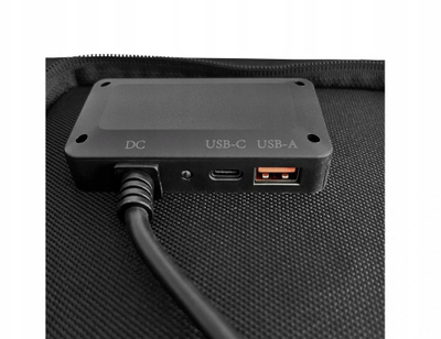 Panel diellor portativ Rayovac Viking L60 PD, 60W, USB C PD dhe USB A, i zi