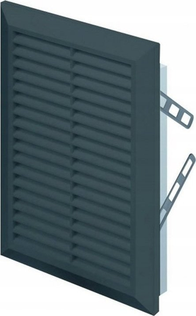 Kapak ventilimi Awenta T26, 14x21 cm, plastikë, grafit